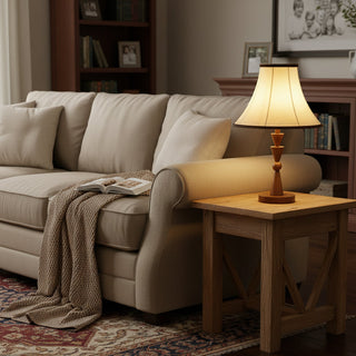 Orion Mid-Century Wood Table Lamp