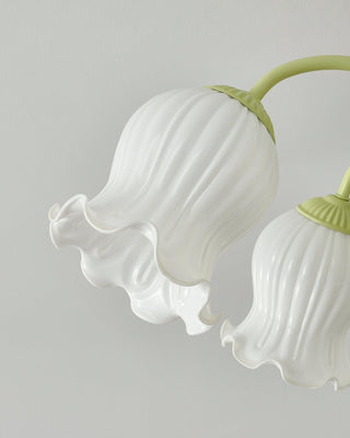 Fantasy Lily Floral Glass Chandelier