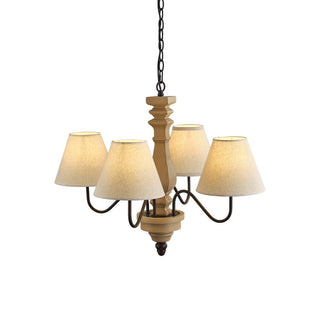 Nolven Classic Wood Metal Chandelier