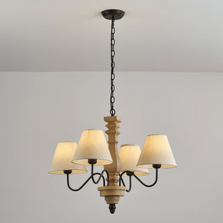 Nolven Classic Wood Metal Chandelier