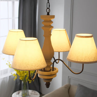 Nolven Classic Wood Metal Chandelier