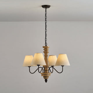 Nolven Classic Wood Metal Chandelier