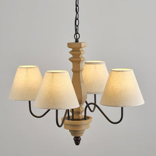 Nolven Classic Wood Metal Chandelier