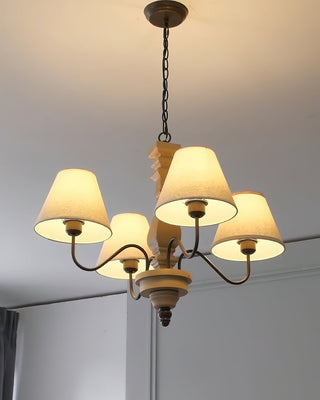 Nolven Classic Wood Metal Chandelier