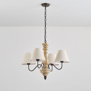 Nolven Classic Wood Metal Chandelier