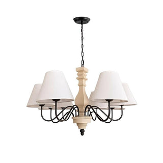 Nolven Classic Wood Metal Chandelier