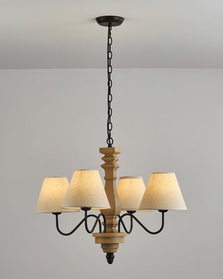 Nolven Classic Wood Metal Chandelier