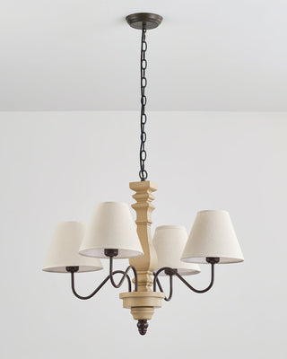 Nolven Classic Wood Metal Chandelier