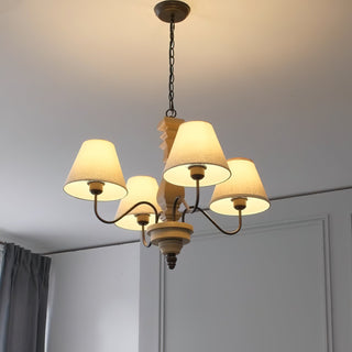 Nolven Classic Wood Metal Chandelier