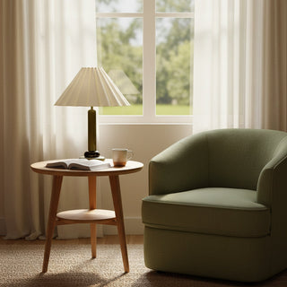 Ferguson Fabric Wood Table Lamp