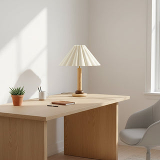 Ferguson Fabric Wood Table Lamp