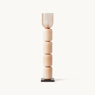 Zora Textured Stacked Floor Lamp