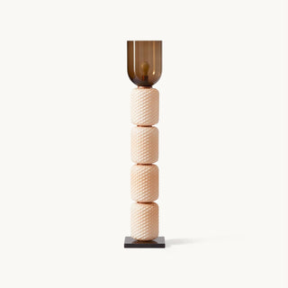 Zora Textured Stacked Floor Lamp