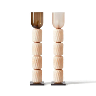Zora Textured Stacked Floor Lamp