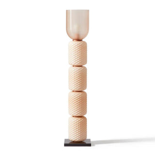 Zora Textured Stacked Floor Lamp
