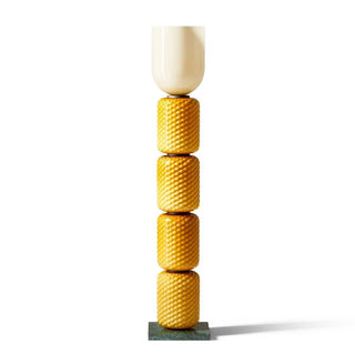 Zora Textured Stacked Floor Lamp