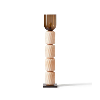 Zora Textured Stacked Floor Lamp