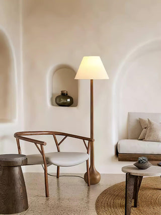 Malleus Slim Wood Floor Lamp