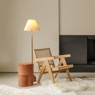 Malleus Slim Wood Floor Lamp