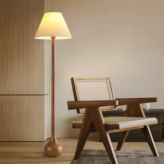 Malleus Slim Wood Floor Lamp