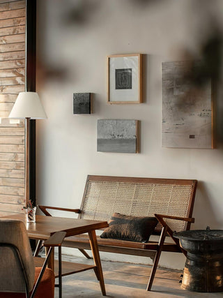 Malleus Slim Wood Floor Lamp