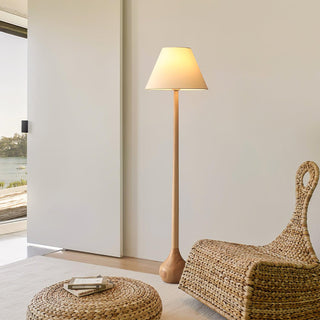 Malleus Slim Wood Floor Lamp