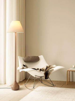 Malleus Slim Wood Floor Lamp