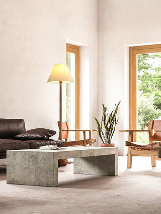 Malleus Slim Wood Floor Lamp
