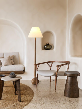 Malleus Slim Wood Floor Lamp