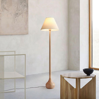 Malleus Slim Wood Floor Lamp