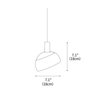Apex Minimalist Metal Pendant Light