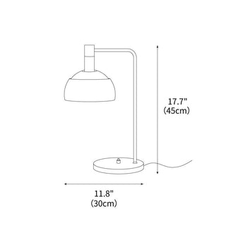 Apex Minimalist Metal Table Lamp