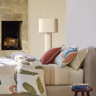 Lila Fabric Column Floor Lamp