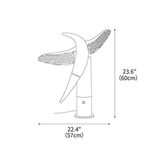 Avis Luxury Wood Table Lamp