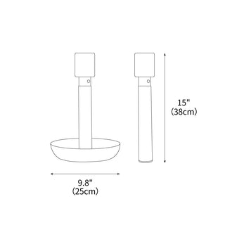 Ignis Minimalist Wood Table Lamp