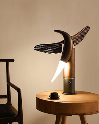 Avis Luxury Wood Table Lamp