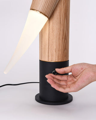 Avis Luxury Wood Table Lamp