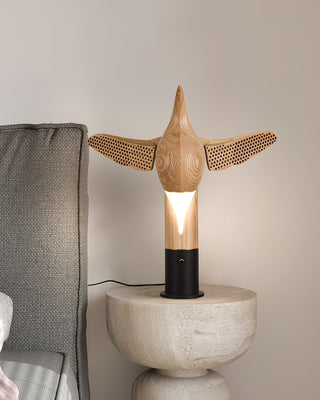 Avis Luxury Wood Table Lamp