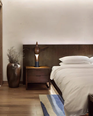 Avis Luxury Wood Table Lamp