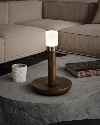 Ignis Minimalist Wood Table Lamp