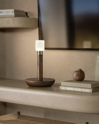Ignis Minimalist Wood Table Lamp