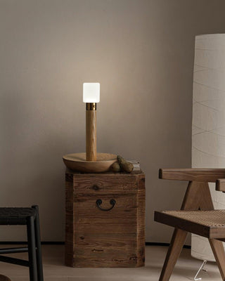 Ignis Minimalist Wood Table Lamp