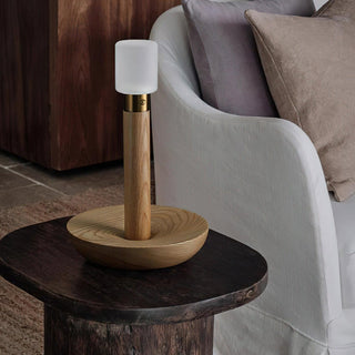 Ignis Minimalist Wood Table Lamp