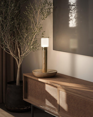 Ignis Minimalist Wood Table Lamp