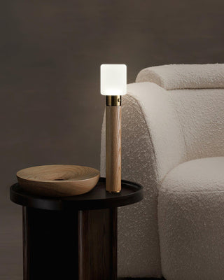 Ignis Minimalist Wood Table Lamp