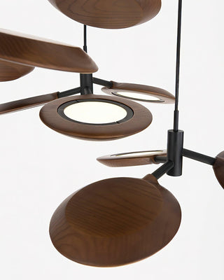 Glow Artistic Wood Chandelier