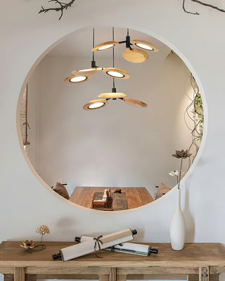 Glow Artistic Wood Chandelier