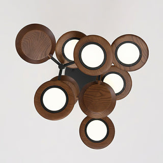 Glow Artistic Wood Chandelier