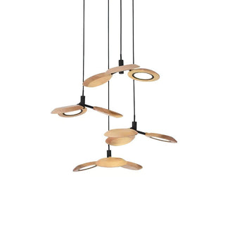 Glow Artistic Wood Chandelier