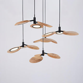 Glow Artistic Wood Chandelier